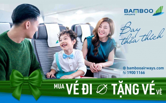 Khách chỉ cần mua vé máy bay chiều đi, có ngay chiều về miễn phí