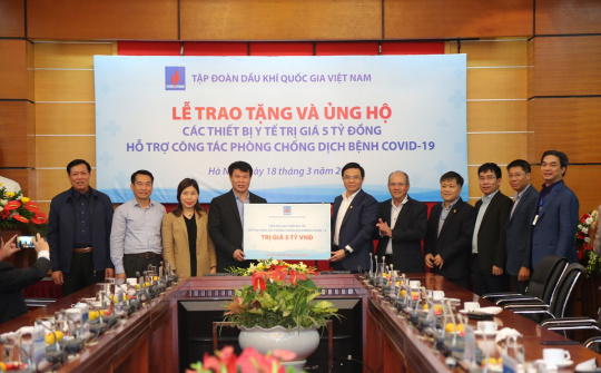 Chung tay chống dịch Covid-19, PVN hỗ trợ hơn 5 tỷ đồng thiết bị y tế