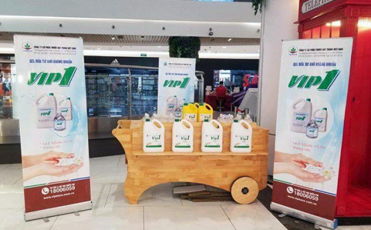 Vipesco ra mắt sản phẩm gel rửa tay kháng khuẩn VIP1