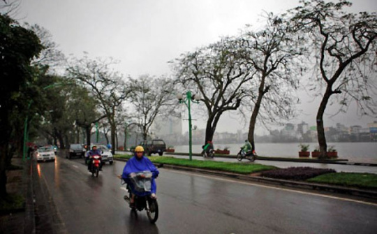 Thời tiết 12-5: Bắc bộ mưa trên diện rộng