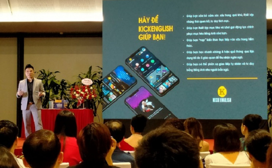 Ra mắt ứng dụng học tiếng anh trực tuyến KickEnglish