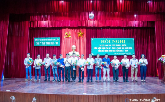 Than Thống Nhất khuyến khích tiền lương cho CNCB xuất sắc tháng 6 và quý II/2020