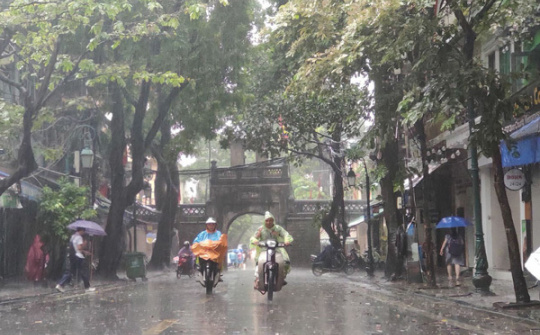 Thời tiết 17/4: Bắc Bộ có mưa vừa, mưa to và dông