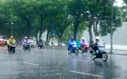 Thời tiết ngày 4/9: Bắc Bộ có mưa rào và dông vài nơi
