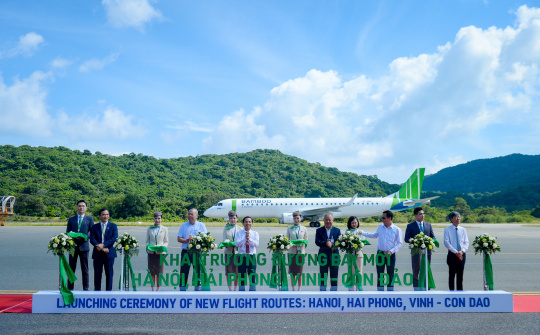 Bamboo Airways chính thức khai trương 3 đường bay thẳng Côn Đảo