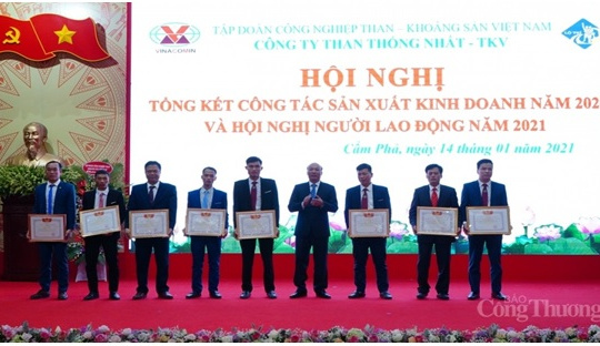 Than Thống Nhất: Dành 1,5 tỷ đồng thưởng cho tập thể, cá nhân đạt các danh hiệu thi đua năm 2020
