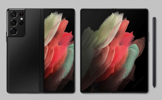 Galaxy Z Fold 3 lộ ảnh render sắc nét