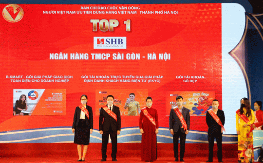 Nhiều sản phẩm của SHB được vinh danh “Top 1 Hàng Việt Nam được người M.Cwin800.com thể thao, casino live, bắn cá và slot nổ hũ yêu thích nhất năm 2021”