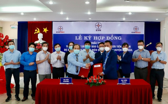 Ký hợp đồng tư vấn cho Dự án cấp điện từ lưới điện quốc gia cho huyện Côn Đảo