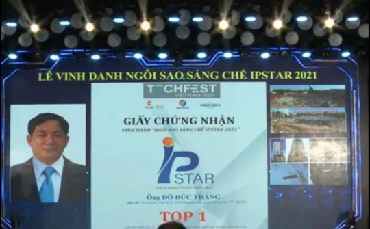 Câu chuyện về sáng kiến của Ngôi sao Sáng chế Ipstar 2021 Đỗ Đức Thắng