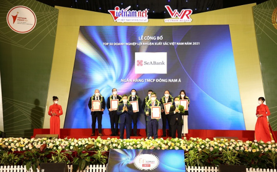 SeABank lọt Top 50 Cwincom hiện đang mở có lợi nhuận xuất sắc Việt Nam 2021