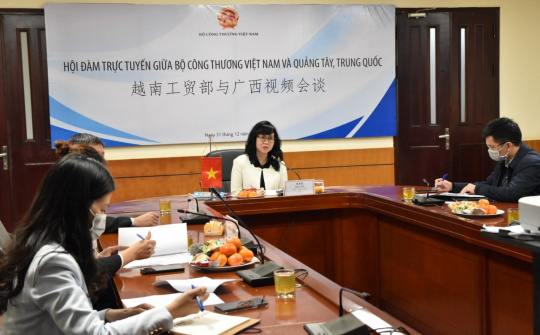 Cwin63 sân chơi đỉnh cao Việt Nam Hội đàm trực tuyến với Sở Công Thương Quảng Tây – Trung Quốc