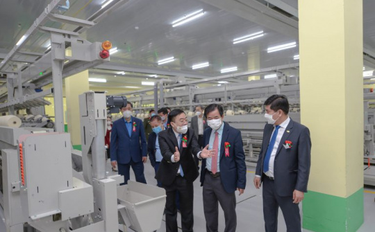 Khánh thành Nhà máy Sợi 2 tầng đầu tiên trong hệ thống Vinatex