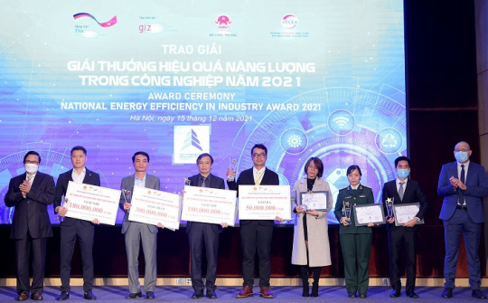 Cao su Đà Nẵng đạt Giải Nhì - Giải thưởng Hiệu quả năng lượng năm 2021