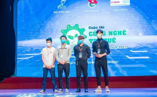 Sinh viên Đại học Điện lực đạt giải Ba tại cuộc thi công nghệ trí tuệ năm 2021