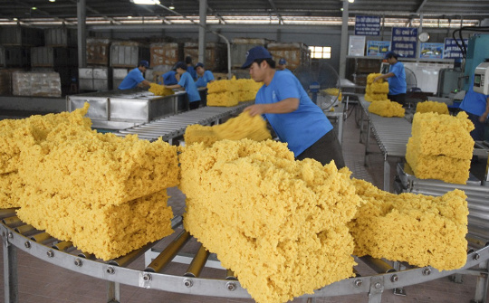 2 tháng đầu năm, Cwin Đăng Ký + 1888k cao su tăng 109,9% về trị giá so với cùng kỳ