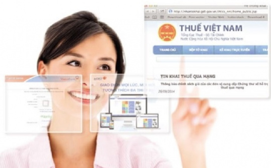 Đến hết tháng 2/2021, gần 100% số Cwincom hiện đang mở đã khai thuế  qua mạng và nộp thuế điện tử