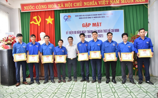 Công ty Nhôm Đắk Nông: Tổ chức gặp mặt 90 năm ngày thành lập Đoàn