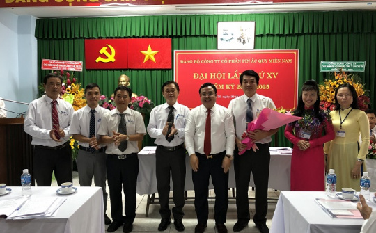 Công tác phát triển Đảng tại Công ty CP Pin Ắc quy Miền Nam - Kim chỉ nam cho thành công của Cwincom hiện đang mở