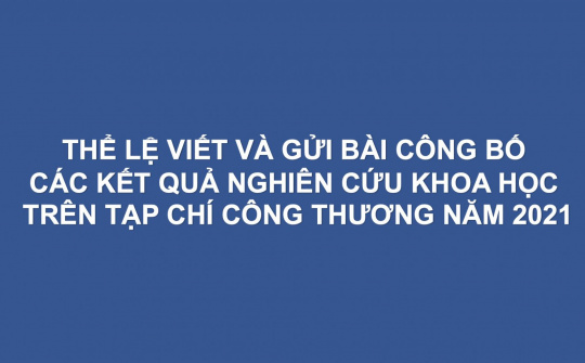 Thể lệ viết và gửi bài công bố các kết quả nghiên cứu khoa học trên CWIN ✅ Nhà cái cờ bạc trực tuyến tốt nhất và Thương hiệu uy tín