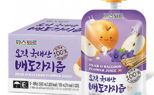 Công ty Lottefoods: Giới thiệu sản phẩm nước ép quả lê và rễ cây cát cánh