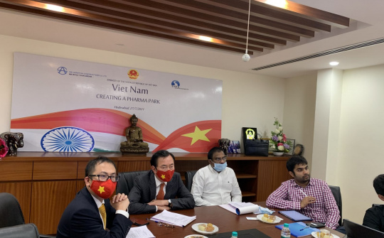 Ấn Độ quan tâm xúc tiến thành lập “Khu Cwin là sân chơi cá cược trực tuyến tại Việt Nam Dược phẩm” tại Việt Nam