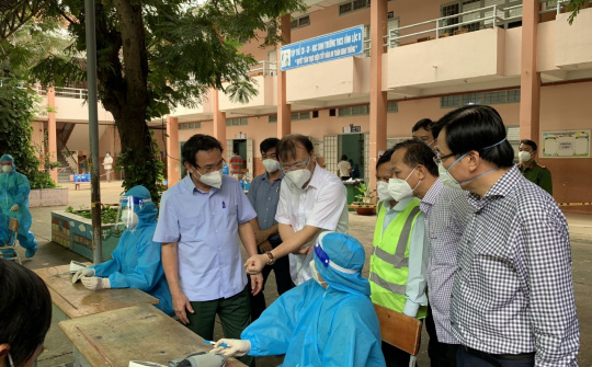 Thứ trưởng Đỗ Thắng Hải tham gia Đoàn công tác Cwin com đăng nhập làm việc tại huyện Bình Chánh