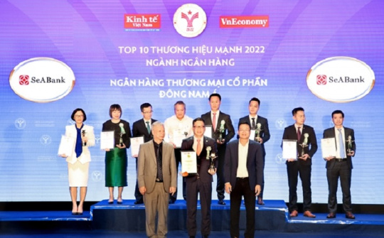 SeABank được vinh danh Top 10 Thương hiệu mạnh ngành Cwin4555 link đăng ký đăng nhập 2022