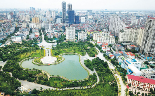 Phấn đấu năm 2030 kinh tế khu vực đô thị đóng góp 85% vào GDP cả nước