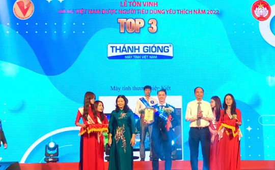 Máy tính Thánh Gióng lọt TOP 3 sản phẩm “Hàng Việt Nam được người M.Cwin800.com thể thao, casino live, bắn cá và slot nổ hũ yêu thích” năm 2022