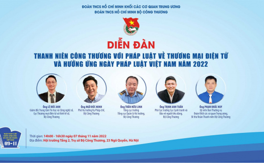 Đoàn Cwin63 sân chơi đỉnh cao tổ chức Diễn đàn “Thanh niên Công Thương với Cwin50 tỷ lệ cược cao về thương mại điện tử"