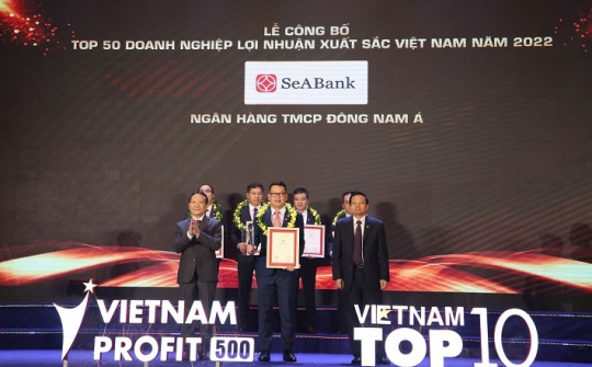 SeABank 5 lần liên tiếp lọt Top 50 Cwincom hiện đang mở có lợi nhuận xuất sắc Việt Nam