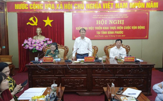 Bình Phước tích cực triển khai Cuộc vận động Người Việt Nam ưu tiên dùng hàng Việt Nam