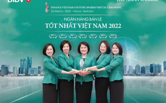 BIDV nhận giải Cwin4555 link đăng ký đăng nhập dành cho khách hàng cá nhân  tốt nhất Việt Nam lần thứ 7