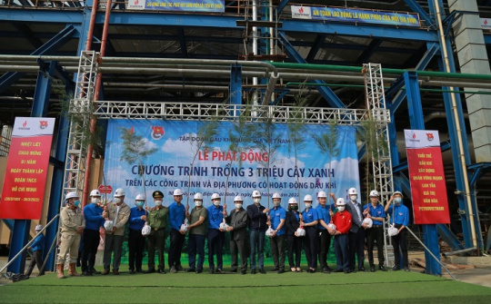 Petrovietnam phát động chương trình trồng 3 triệu cây xanh