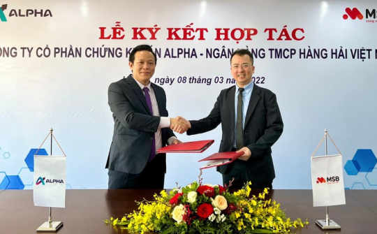 Chứng khoán Alpha cùng MSB chia sẻ cơ hội hợp tác Cwin800 hàng ngàn khuyến mãi tài chính