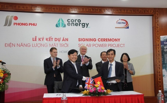 Phong Phú - Coro Renewables Việt Nam: Ký kết hợp tác phát triển năng lượng tái tạo
