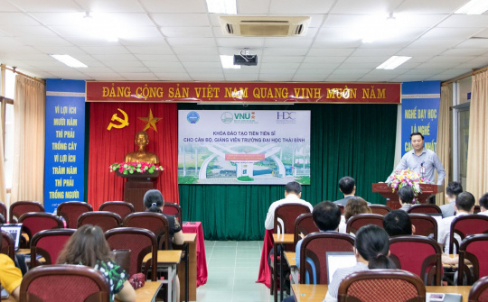 Trường Đại học Thái Bình tổ chức khoá đào tạo tiền tiến sĩ cho cán bộ, giảng viên