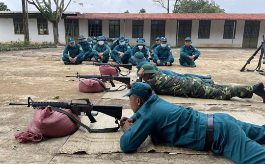Công ty Nhôm Đắk Nông - TKV hoàn thành khóa huấn luyện dân quân tự vệ năm 2022