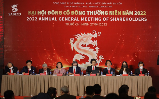 Năm 2022, SABECO đẩy mạnh quá trình chuyển đổi, nâng cao giá trị của doanh nghiệp