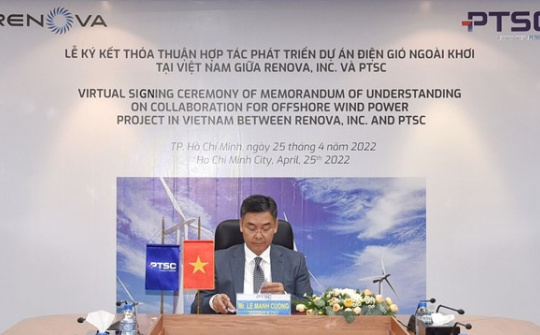 PTSC "bắt tay" RENOVA thực hiện dự án điện gió ngoài khơi tại Việt Nam