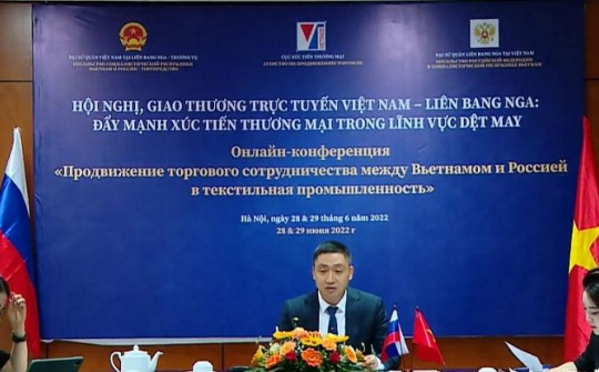 Đẩy mạnh xúc tiến thương mại trong lĩnh vực dệt may giữa Việt Nam - Liên bang Nga