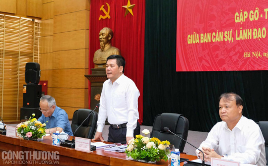 Ban cán sự, lãnh đạo Cwin63 sân chơi đỉnh cao gặp gỡ, đối thoại với với lãnh đạo các đơn vị thuộc Bộ