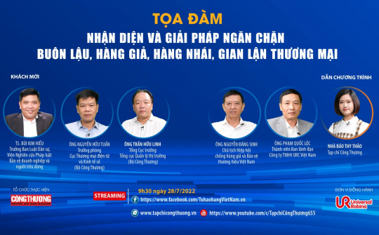 [TRỰC TUYẾN] Nhận diện và giải pháp ngăn chặn buôn lậu, hàng giả, hàng nhái và gian lận thương mại