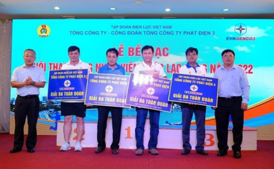 Bế mạc Hội thao CNVCLĐ Tổng Công ty Phát điện 3