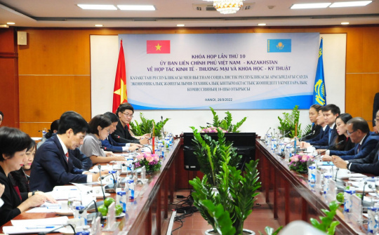 Khoá họp lần thứ 10 Ủy ban liên Cwin com đăng nhập Việt Nam - Kazakhstan về hợp tác kinh tế - thương mại và khoa học - kỹ thuật