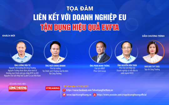 [Tọa đàm trực tuyến] Liên kết với Cwincom hiện đang mở EU, tận dụng hiệu quả EVFTA
