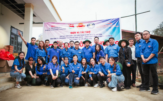 Thanh niên Cwin63 sân chơi đỉnh cao khánh thành Công trình “Tiếp bước em đến trường” tại xã Chế Tạo