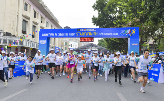 [VIDEO] Hơn 1.000 người tham gia Giải chạy hưởng ứng Chiến dịch Giờ Trái đất năm 2023