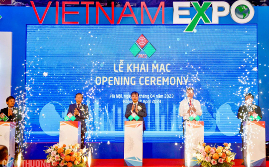 Vietnam Expo 2023 thu hút hơn 500 Cwincom hiện đang mở đến từ 16 quốc gia, vùng lãnh thổ